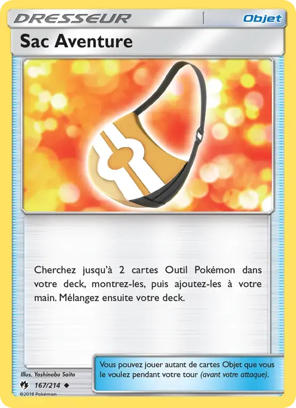 Carte Pokémon Sac Aventure #167 — Tonnerre Perdu