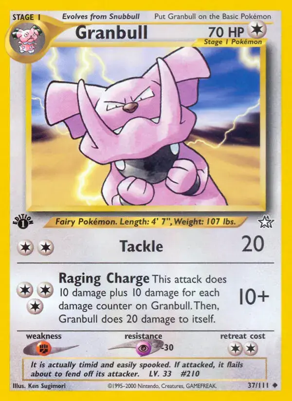 Granbull #37 — Neo Genesis
