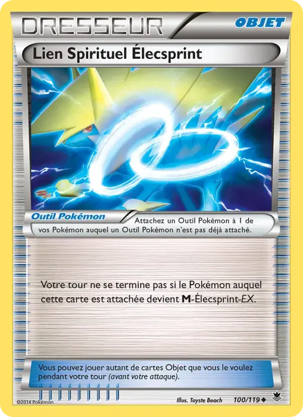 Carte Pokémon Lien Spirituel Élecsprint #100 — Vigueur Spectrale