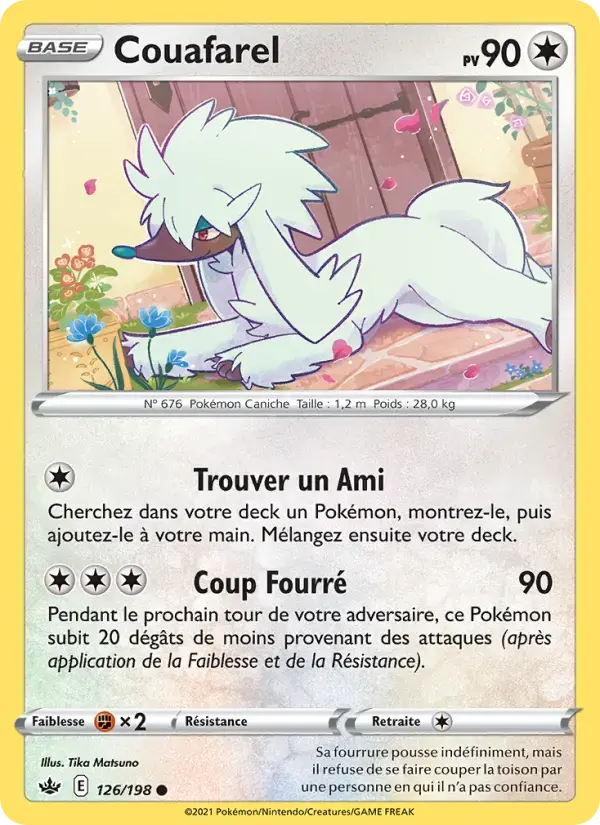 Carte Pokémon Couafarel #126 — Règne de Glace