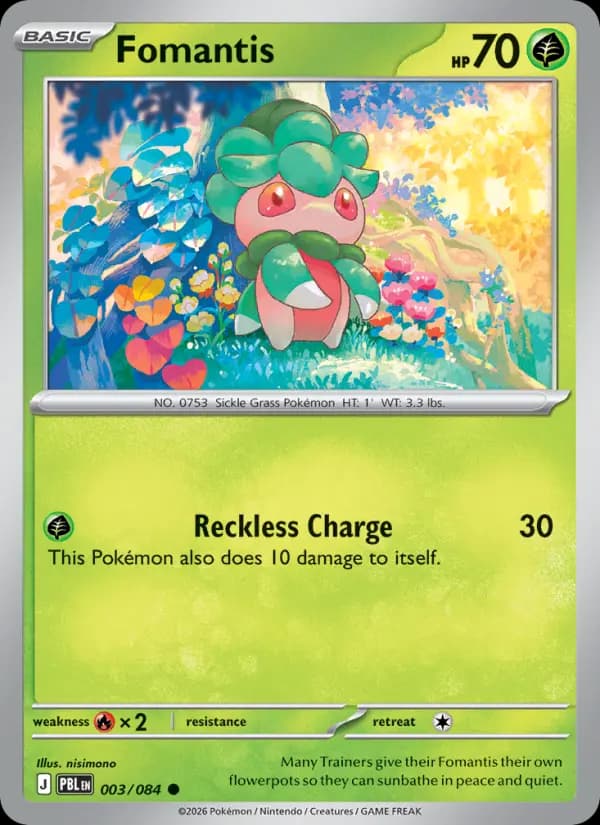 Fomantis #003 — Pitch Black