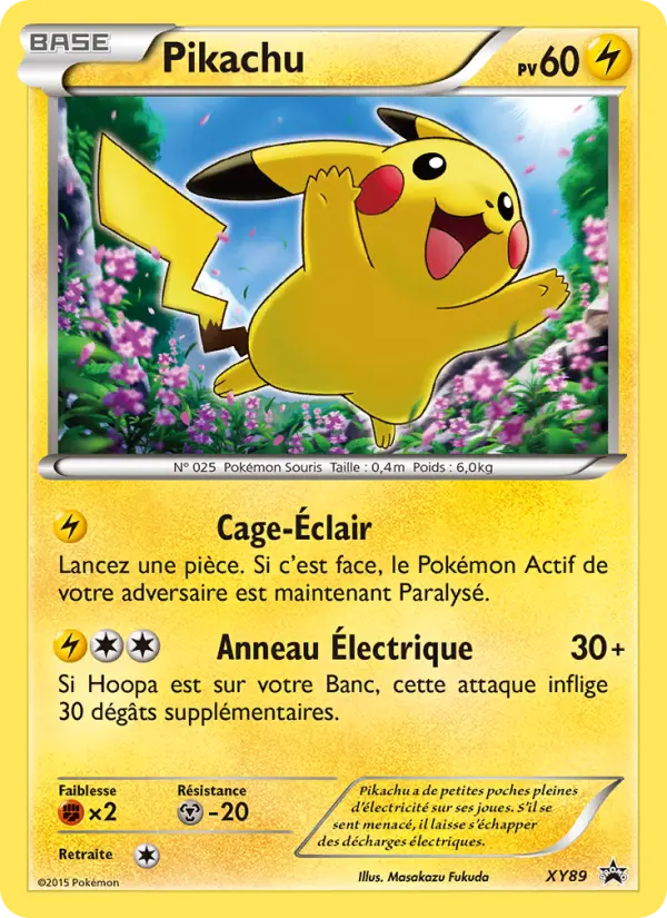 Carte Pokémon Pikachu #XY89 — Promos X&Y