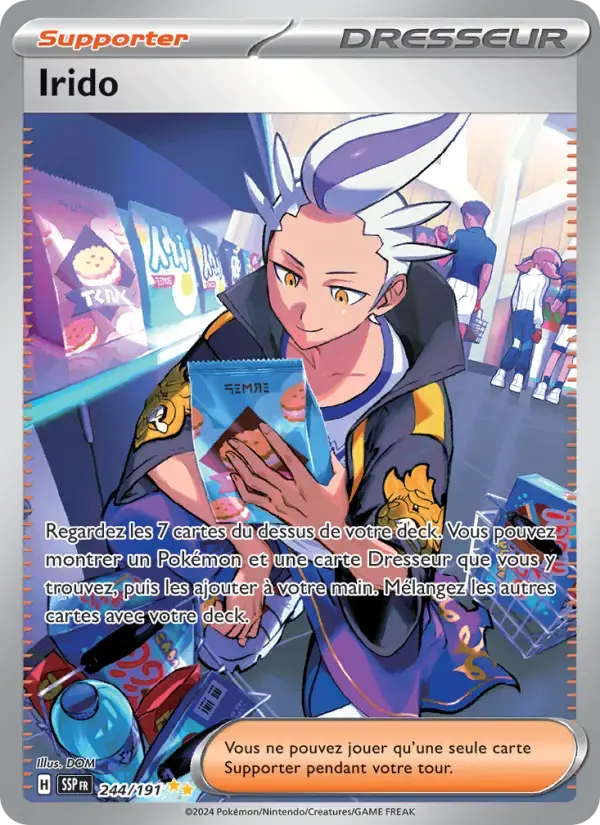 Carte Pokémon Irido #244 — Étincelles Déferlantes