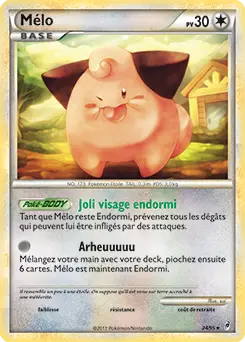 Carte Pokémon Mélo #24 — L'Appel des Légendes