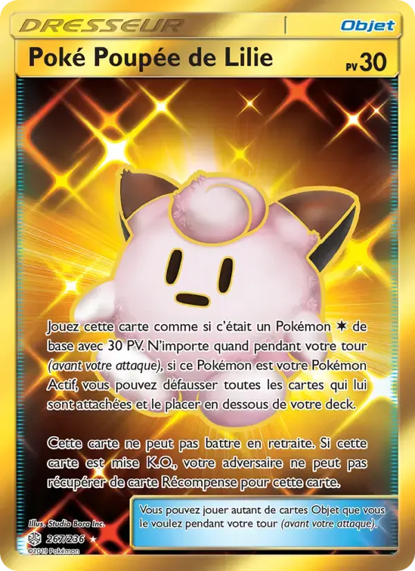 Carte Pokémon Poké Poupée de Lilie #267 — Éclipse Cosmique
