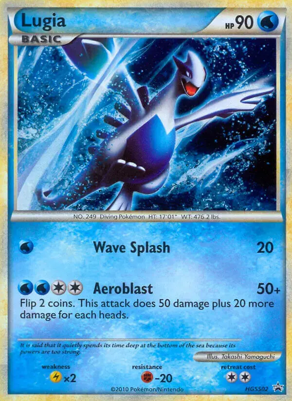 Carte Pokémon Lugia #HGSS02 — Promos HeartGold SoulSilver