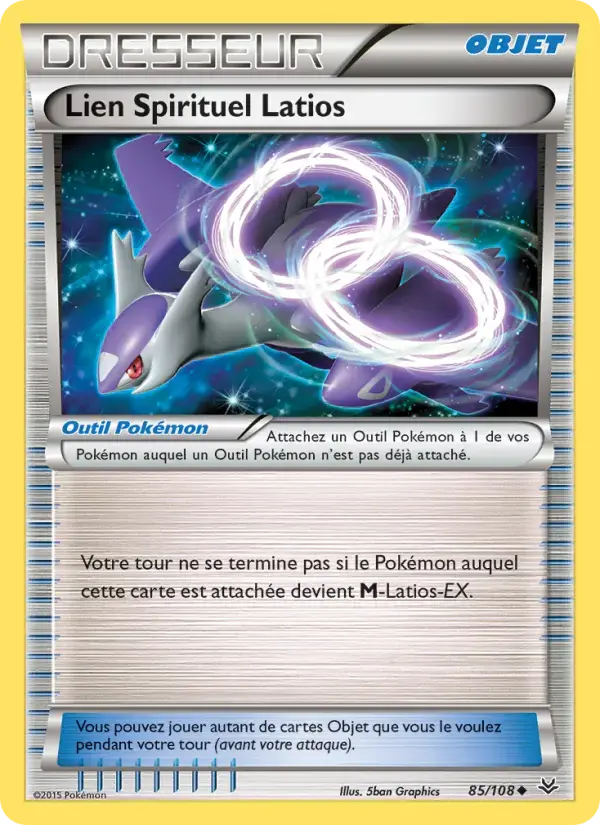 Carte Pokémon Lien Spirituel Latios #85 — Ciel Rugissant