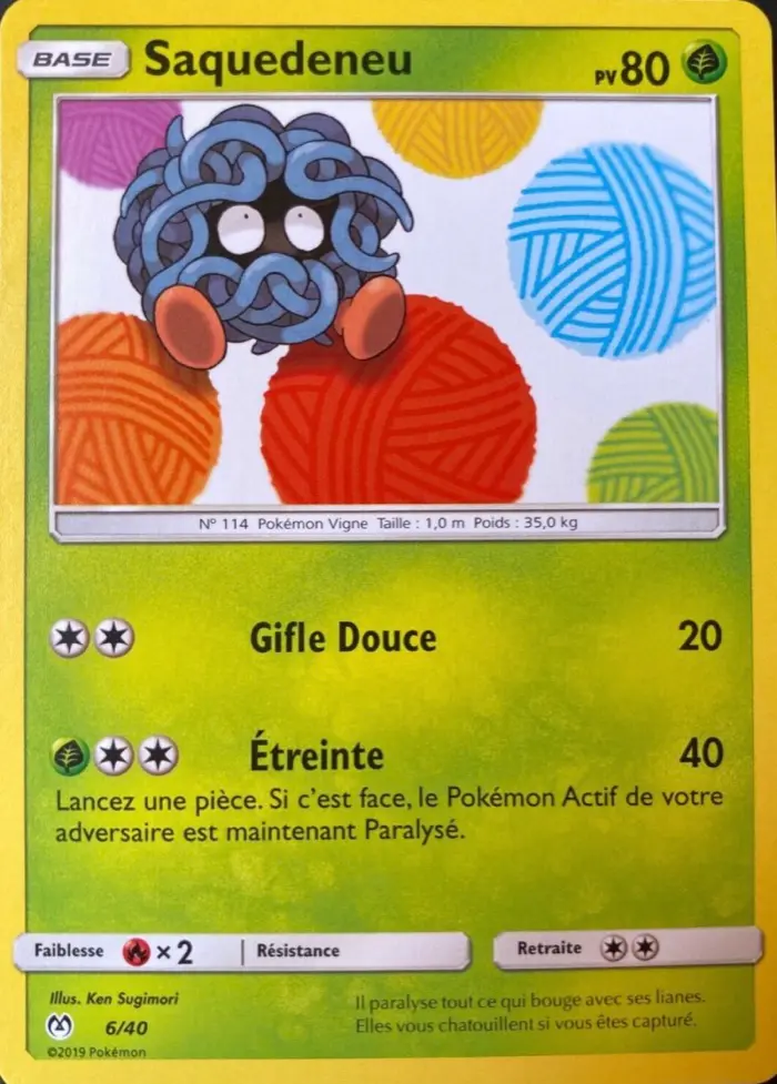 Carte Pokémon Saquedeneu #6 — 2019 Promo McDonald's