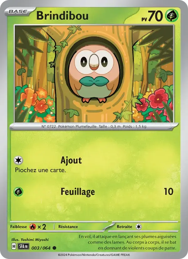 Carte Pokémon Brindibou #003 — Fable Nébuleuse