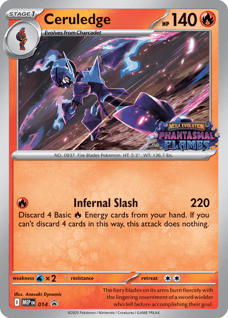 Carte Pokémon Malvalame #014 — Promos Méga-Évolution