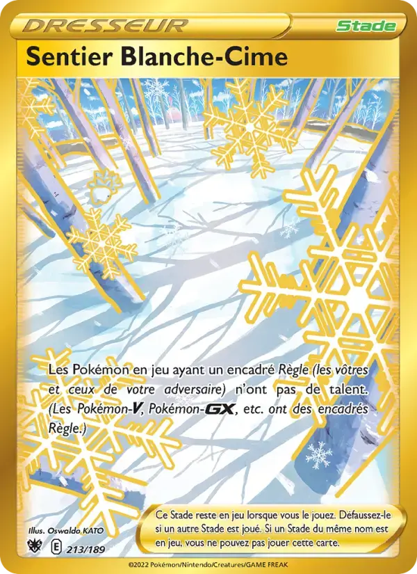 Carte Pokémon Sentier Blanche-Cime #213 — Astres Radieux