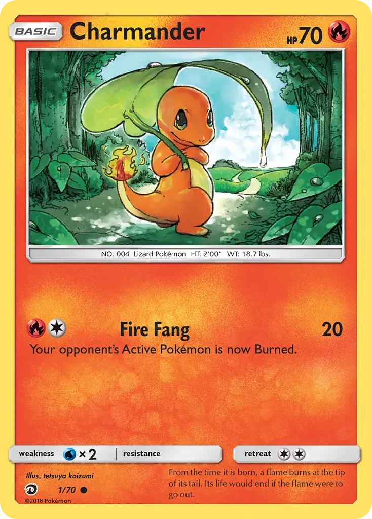 Carte Pokémon Salamèche #1 — Majesté des Dragons