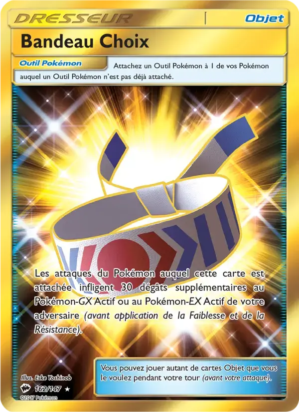 Carte Pokémon Bandeau Choix #162 — Ombres Ardentes