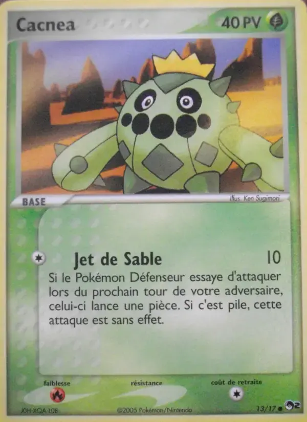 Carte Pokémon Cacnea #13 — POP 2