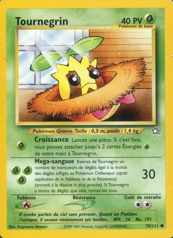 Carte Pokémon Tournegrin #78 — Neo Genesis