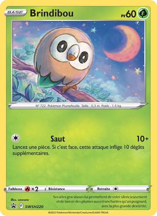 Carte Pokémon Brindibou #SWSH220 — Promos Épée et Bouclier