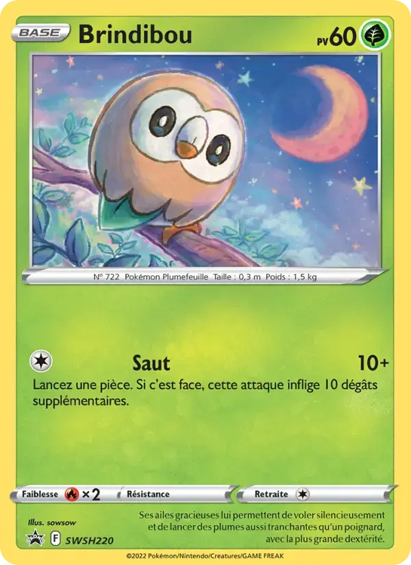 Carte Pokémon Brindibou #SWSH220 — Promos Épée et Bouclier