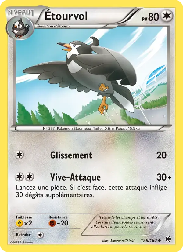 Carte Pokémon Étourvol #126 — Impulsion Turbo