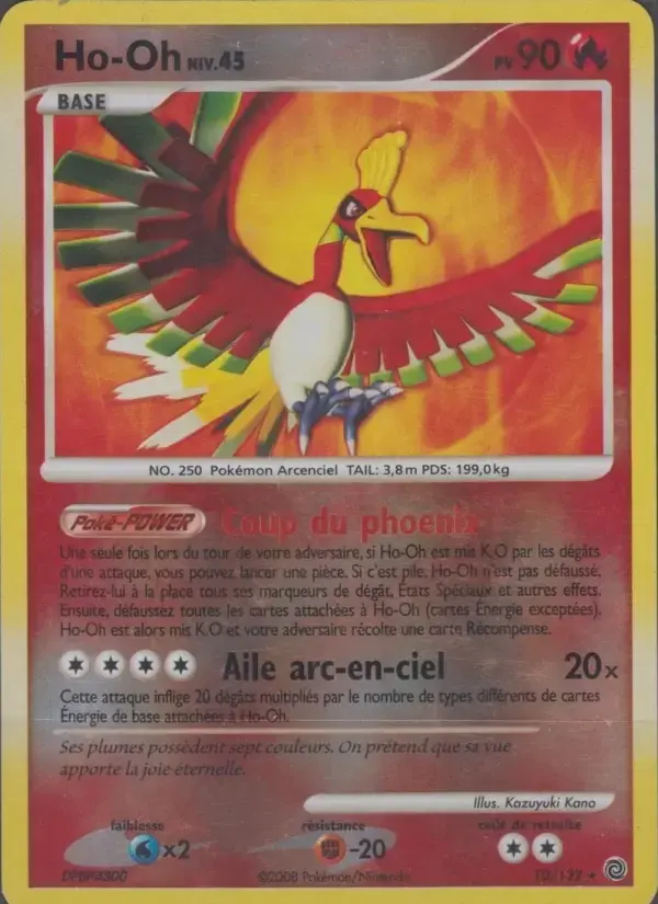 Carte Pokémon Ho-Oh #10 — Merveilles Secrètes