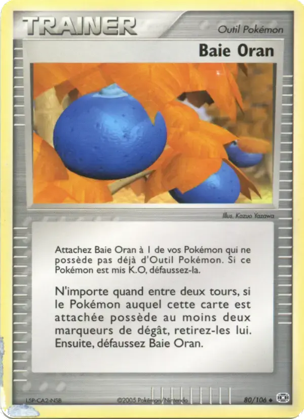 Carte Pokémon Baie Oran #80 — Émeraude