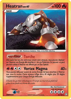 Carte Pokémon Heatran #6 — Éveil des Légendes