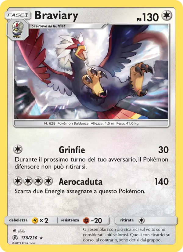 Carte Pokémon Gueriaigle #178 — Éclipse Cosmique