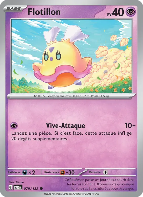Carte Pokémon Flotillon #079 — Faille Paradoxe