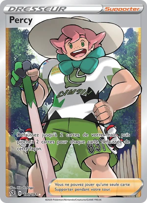 Carte Pokémon Percy #190 — Clash des Rebelles