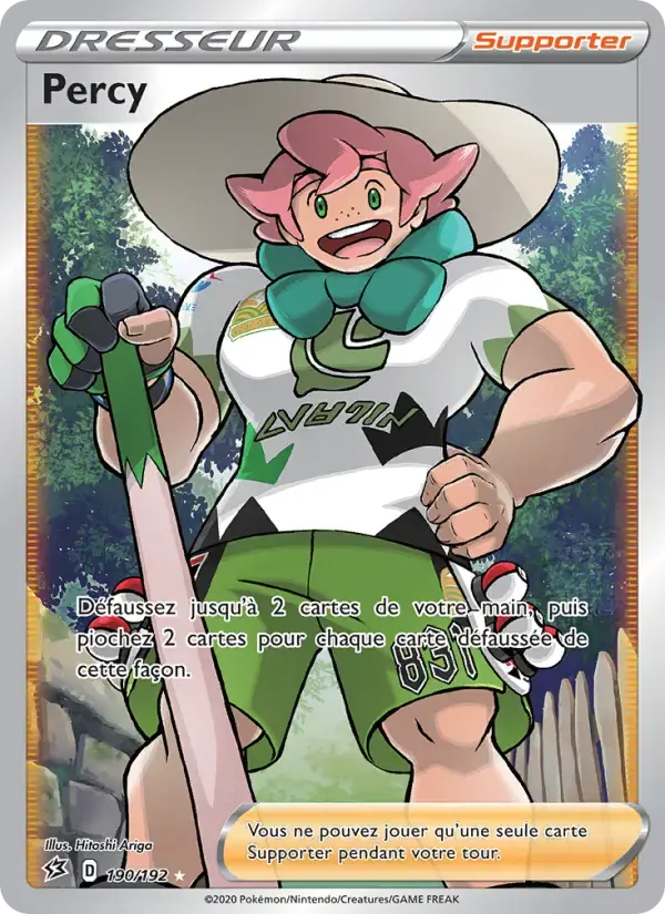 Carte Pokémon Percy #190 — Clash des Rebelles