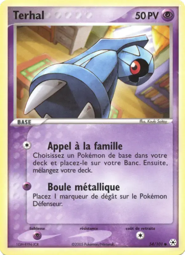 Carte Pokémon Terhal #54 — Légendes Oubliées