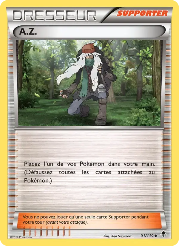 Carte Pokémon A.Z. #91 — Vigueur Spectrale
