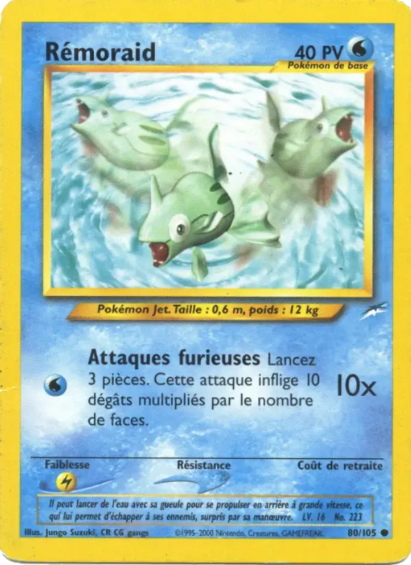 Carte Pokémon Rémoraid #80 — Neo Destiny