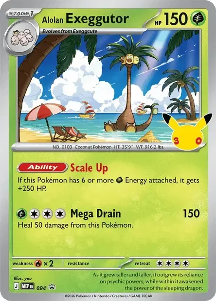Alolan Exeggutor #094 — Mega Evolution Promos