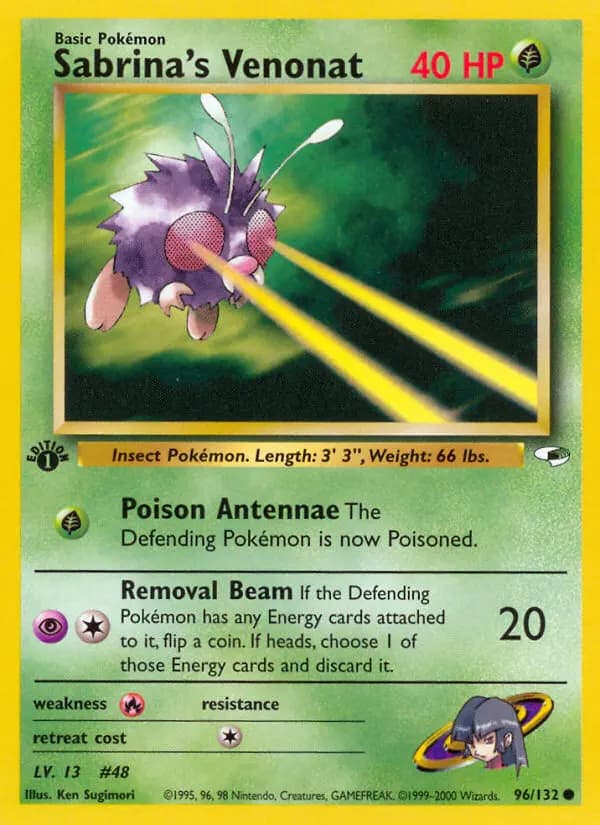 Sabrina's Venonat #96 — Gym Heroes