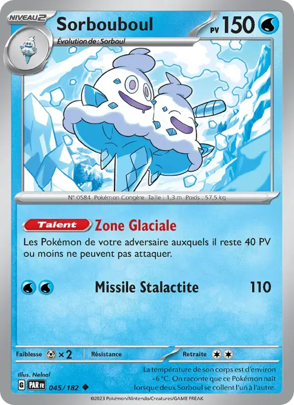 Carte Pokémon Sorbouboul #045 — Faille Paradoxe