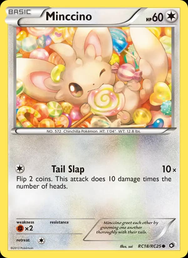 Minccino #RC18 — Legendary Treasures