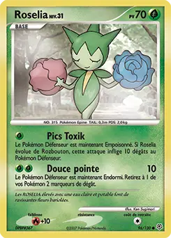 Carte Pokémon Roselia #96 — Diamant et Perle