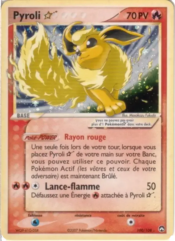Carte Pokémon Pyroli #100 — Gardiens du Pouvoir
