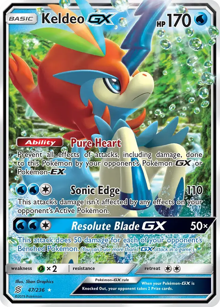 Keldeo GX #47 — Unified Minds