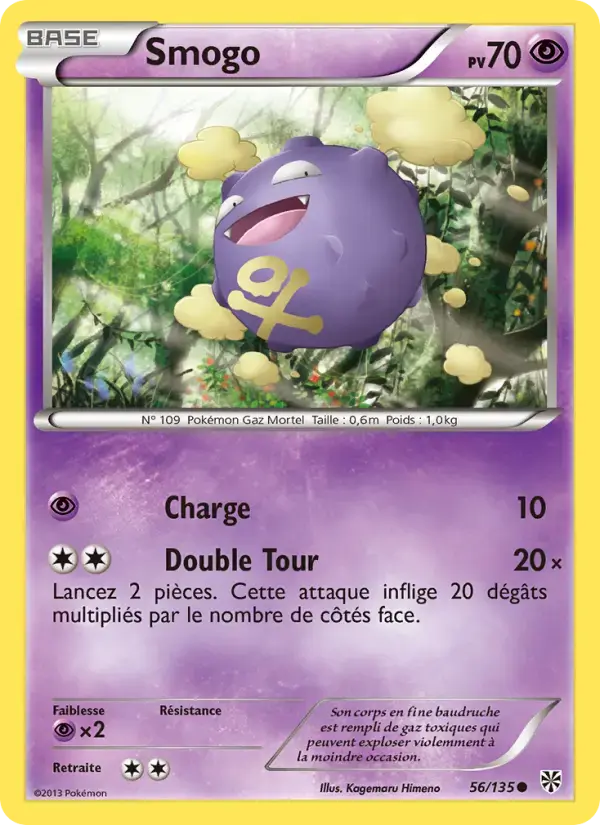 Carte Pokémon Smogo #56 — Tempête Plasma