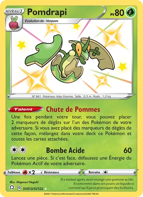 Carte Pokémon Pomdrapi #SV013 — Destinées Radieuses
