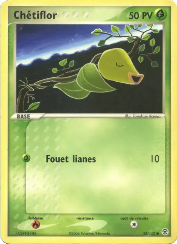 Carte Pokémon Chétiflor #53 — Rouge Feu & Vert Feuille