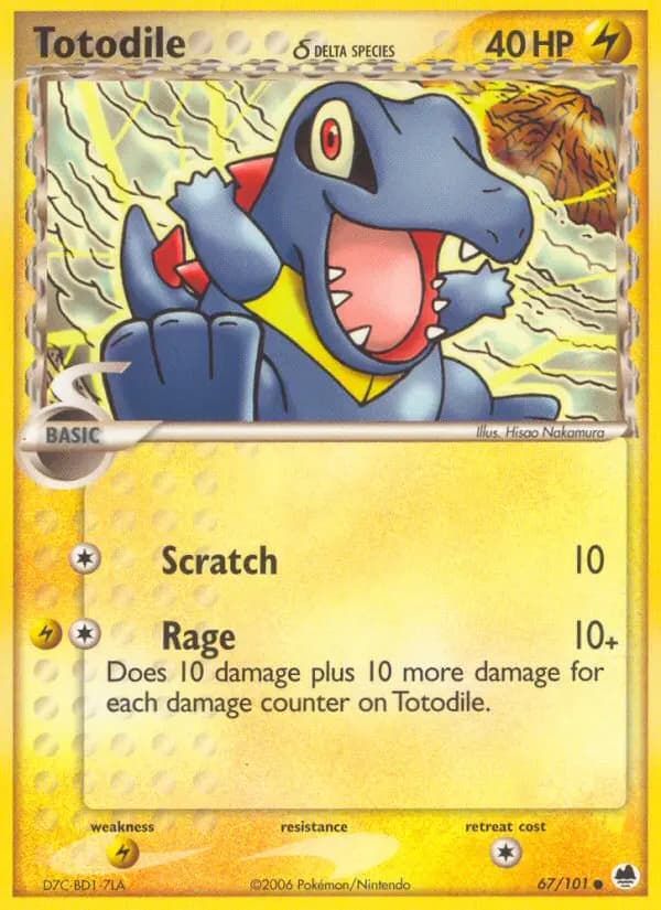 Totodile δ #067 — Dragon Frontiers