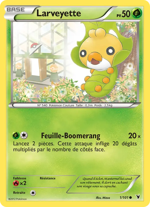 Carte Pokémon Larveyette #1 — Nobles Victoires