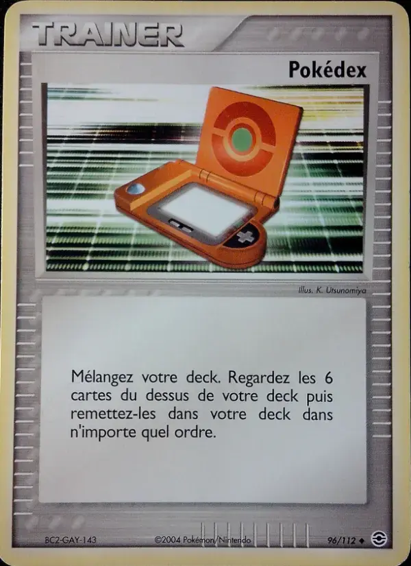 Carte Pokémon Pokédex #96 — Rouge Feu & Vert Feuille