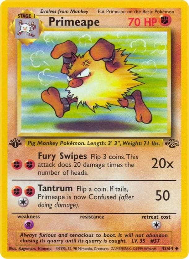 Primeape #43 — Jungle