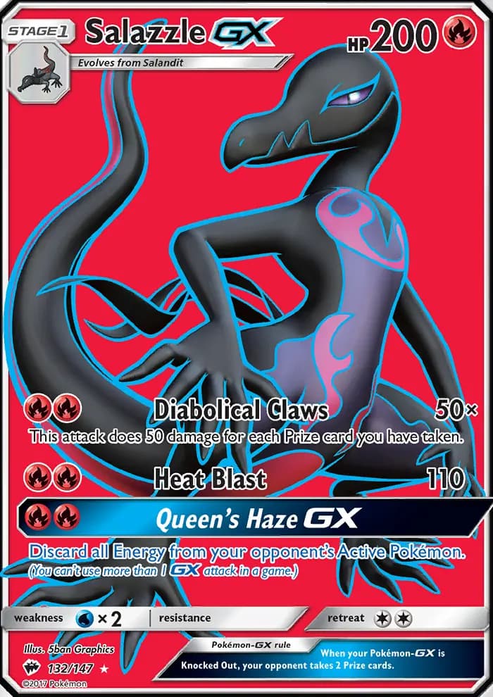 Salazzle GX #132 — Burning Shadows