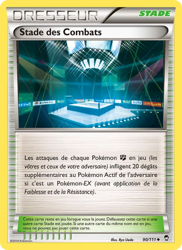 Carte Pokémon Stade des Combats #90 — Poings Furieux