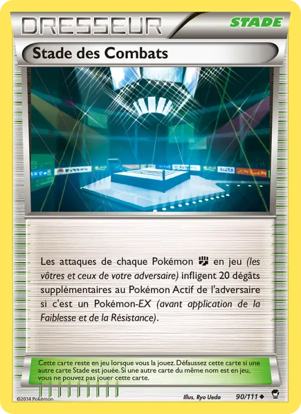Carte Pokémon Stade des Combats #90 — Poings Furieux