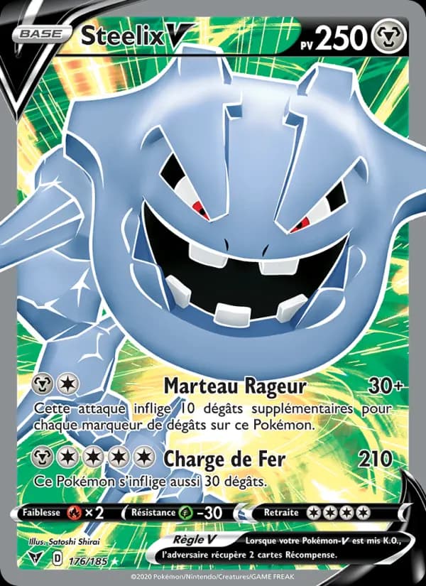 Carte Pokémon Steelix V #176 — Voltage Éclatant